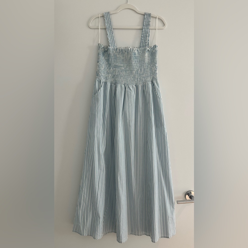 Aqua Smocked Dress - NWOT